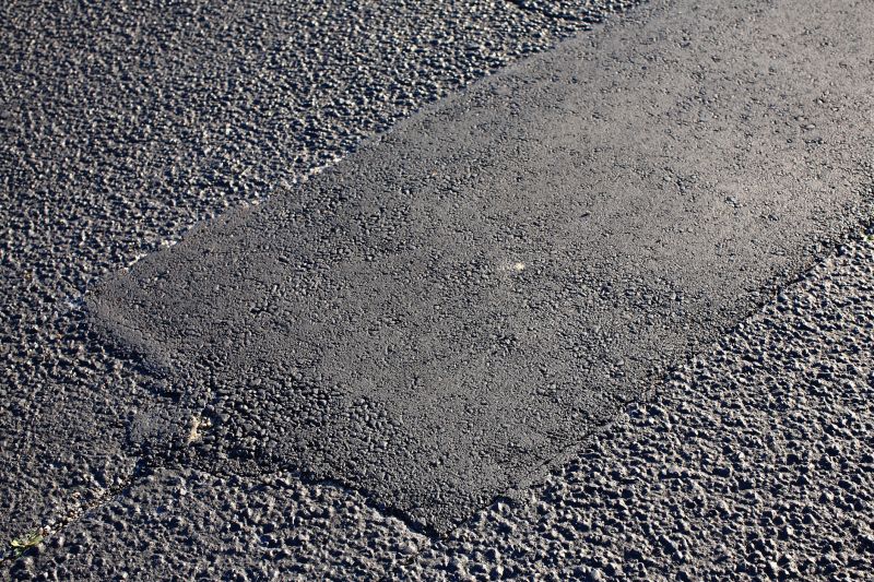 Fresh Asphalt Paving