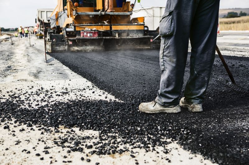 Paving Equipment in Action