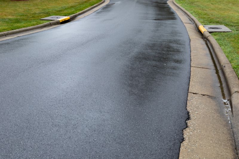 Driveway with Curbs